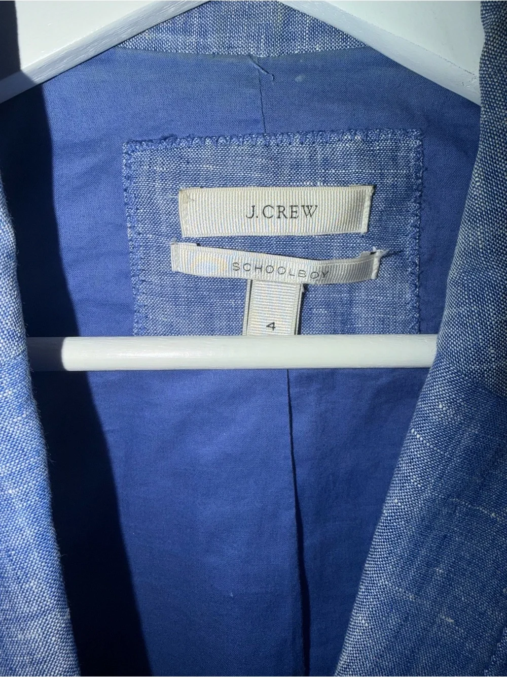 J. Crew Woman’s Blue Linen Blazer